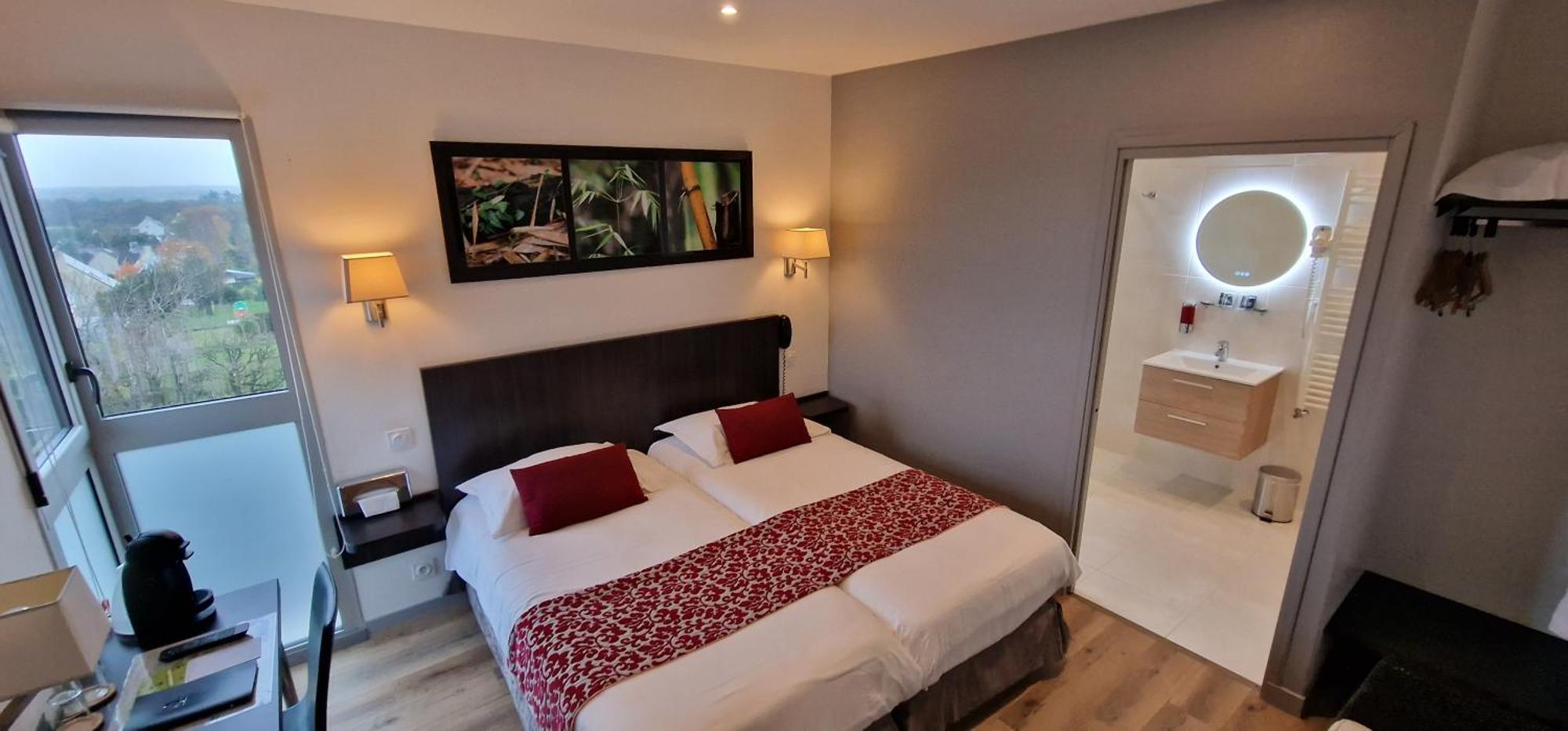 Hotel Le Bellevue Guer Dış mekan fotoğraf